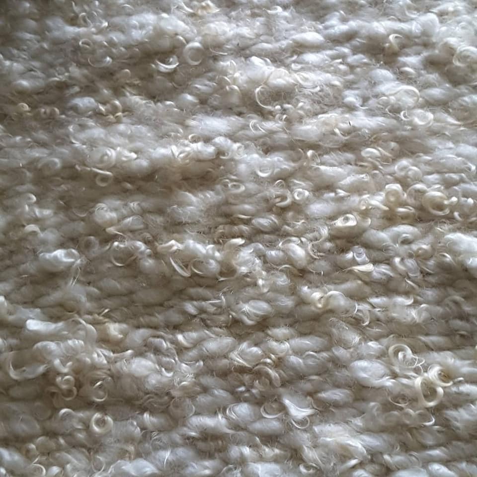 Leicester Longwool peg loom rug LC